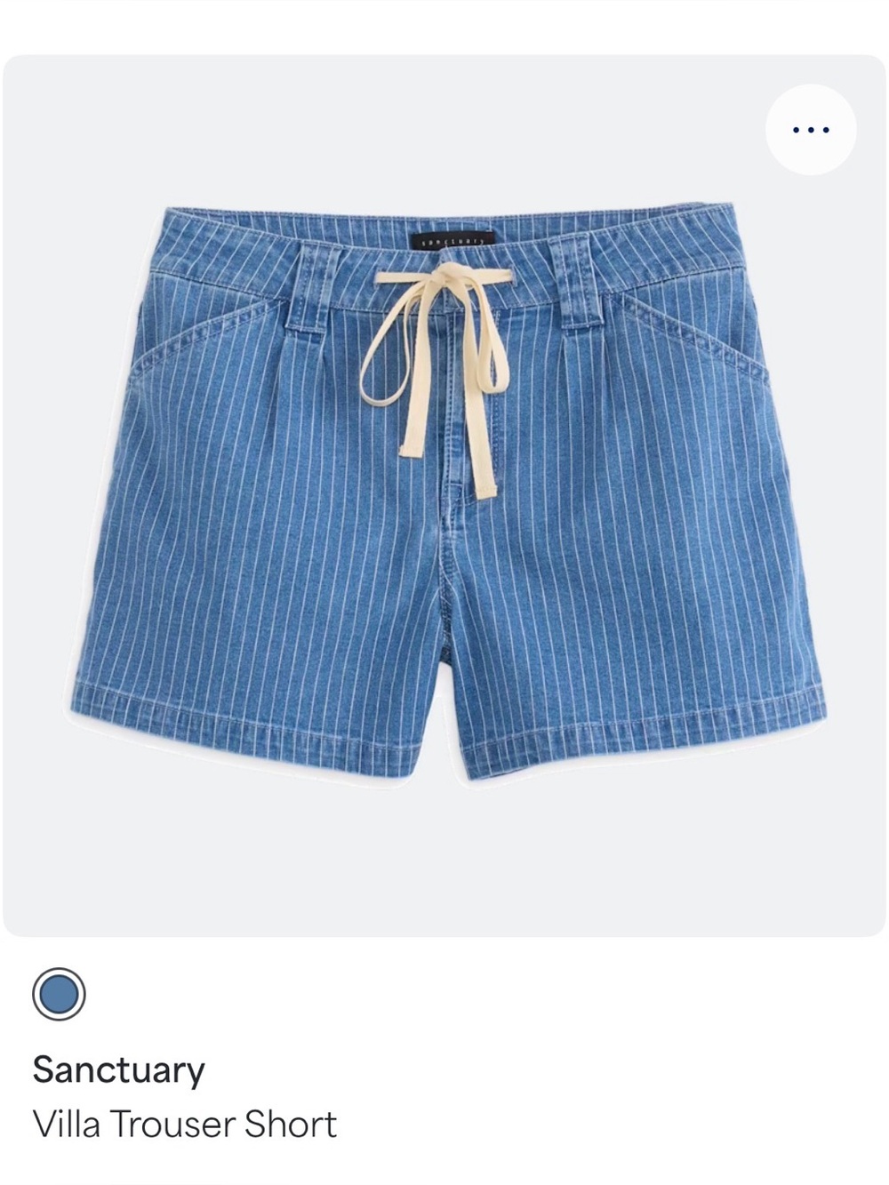 Sanctuary - Villa Trouser Drawcord Shorts